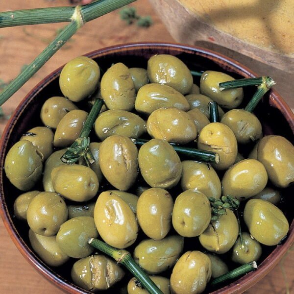 olives vertes cassees au fenouil Les Jardins d'Eden Olives Cassées